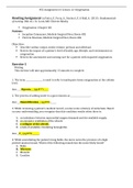 VCE Assignment #3-Lesson 12: Oxygenation ( Patients: • Jacquline Catanazaro, Medical-Surgical Floor, Room 402 • Patricia Newman, Medical-Surgical Floor, Room 406)