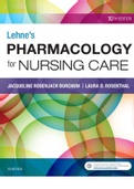 Jacqueline Rosenjack Burchum, Laura D. Rosenthal - Lehne’s Pharmacology for Nursing Care-Elsevier (2018).pdf 10TH Edition 1458 pages