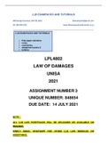 LPL4802 ASSIGNMENT 3 MEMO 2021 SUPER SEMESTER UNISA