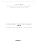 lecciones de Derecho constitucional principios