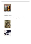 SOPHIA PATHWAYS Art History II Unit 3 Milestone 3-2, Questions with Complete Answers