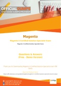 Magento-2-Certified-Solution-Specialist Exam Questions - Verified Magento-2-Certified-Solution-Specialist Dumps 2021