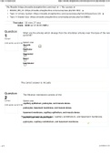 BIO 202  Topic 9 Graded Quiz- Results