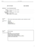 BIO 202 Topic 11 Graded Quiz- Results