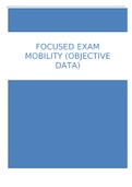 Shadow Health Focused Exam Mobility (Objective Data Collection)