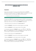 MATH 225N Week 5 Assignment: Applications of the Normal Distribution – Excel (Questions And Answers)