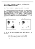 CHAPTER 08  ANALYZING CELLS, MOLECULES, AND SYSTEMS MOLECULAR BIOLOGY OF THE CELL, SIXTH EDITION BRUCE ALBERTS TEST BANK QUESTIONS WITH ANSWER KEY