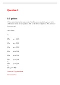 MATH 225N Final Exam 2 - Question and Answers