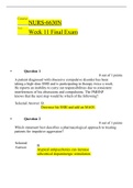 NURS 6630 Final Exam Latest 2023, Walden University GRADED A+