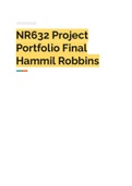 NR632 Project Portfolio Final Hammil Robbins