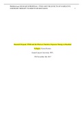 psy 550 week 7 benchmark research proposal -PTSD and the Effects of Narrative Exposure Therapy in Resettled Refugees 