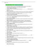  	PSYC 2009 Week 4 Test – Question and Answers Week 4 Test      Fleeson’s (2001) research indicates that, although individuals differ, on average, in their traits, they show quite a bit of cross-situational ____________ in displays of those traits.