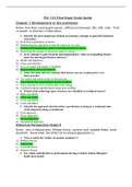 Nur 110 Final Exam Study Guide 