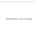 NURS-6531N Week 1 Quiz, NURS-6531N Week 2 Quiz, NURS-6531N Week 4 Quiz, NURS-6531N Week 6 Quiz, NURS-6531N Week 7 Quiz, NURS-6531N Week 9 Quiz, NURS-6531N Week 11 Quiz (Year-2020/2021 )