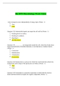 BIO 2070 MICROBIOLOGY WEEK 2 QUIZ:LATEST 2021 | BEST DOCUMENT FOR EXAM PREPARATIONS