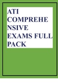 ATI COMPREHENSIVE EXAMS FULL PACK