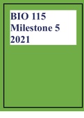 BIO 115 Milestone 5 2021