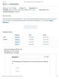 DeVry University, ChicagoENGL 216Week 1_ Test_Statistics for Decision-Making