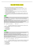 NSG 3007 WEEK 3 QUIZ:LATEST 2021 | SOUTH UNIVERSITY