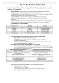 NR 447 RN Exam 1 Study Guide- Chamberlain College of Nursing/NR 447 RN Exam 1 Study Guide- Chamberlain College of Nursing