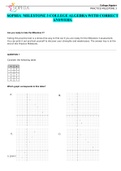 SOPHIA  MILESTONE 5 COLLEGE ALGEBRA WITH CORRECT ANSWERS.