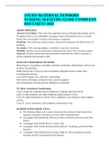 ATI RN MATERNAL NEWBORN NURSING 10.0 STUDY GUIDE COMPLETE DOCUMENT 2021 