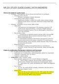 NR 291 STUDY GUIDE EXAM 2 WITH ANSWERS