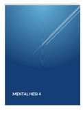 MENTAL HESI 4