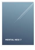 MENTAL HESI 7