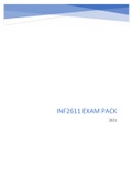 INF2611 EXAM PACK 2021 - SUMMARIES/EXAMS/MEMOS/NOTES/MOCK EXAM