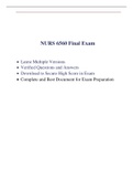 NURS6560 Final Exam (2 Versions, 2020/2021) & NURS6560 Midterm Exam (2020/2021) |100 Q & A in Each Version, Verified and 100% Correct Q & A, Download to Secure HIGHSCORE|