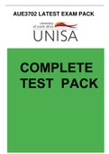 AUE3702 EXAM PACK