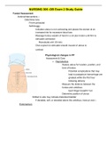 NURSING 306 -OB Exam 2 Study Guide.