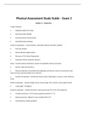 Physical Assessment Study Guide – Exam 3 Chapter 15 – Respiratory