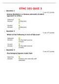 ETHC 101 QUIZ 3 / ETHC101 QUIZ 3:LATEST 2021 | LIBERTY UNIVERSITY 