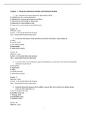 FIN MISC-Chapter 3 Financial Statements Analysis and Financial Models