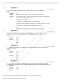 ABA 603 Week 4 Test- Questions and Answers/National University College