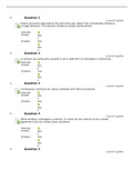 ABA 603 Week 5 Test- Questions and Answers/ National University College