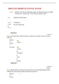 HIM 2214 MODULE 6 FINAL EXAM (3):LATEST 2021 | RASMUSSEN COLLEGE