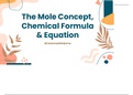 The Mole Concept, Chemical Formula & Equation