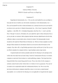 Assignment    6.docx  ITMG381  Assignment #6  American Military University ITMG381:Cyberlaw and Privacy in a Digital Age   Assignment #6  Regarding the Immunomedics, Inc. v. Doe case the court handled the case accordingly to base upon the facts of another