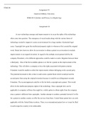 Assignment    4.docx  ITMG381  Assignment #4  American Military University ITMG381:Cyberlaw and Privacy in a Digital Age   Assignment #4  As new technology emerges and improvements to in occur the rights of the technology often come into question. The eme