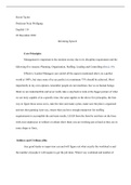 English  Speech    1  .docx    David Taylor  Professor Nyla Wolfgang  English 110  44193  Informing Speech  Core Principles  Management is important in the modern society due to its discipline requirement and the following five reasons: Planning, Organiza