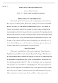 DEFM  312  Assignment  1.docx    DEFM: 312  Political Nature of the Federal Budget Process  American Military University  DEFM: 312   “ Defense Budget Development and Execution  Political Nature of the Federal Budget Process  The Federal Budget for the Un