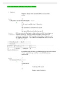 NR 507 Patho MIDTERM EXAM 2021 WITH CORRECT ANSWERS