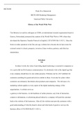 MKTG600  Week5Homework.docx    MKTG600  Week Five Homework  MKTG-600 Marketing Management American Public University   History of the World Wide Web  Tim Berners-Lee and his colleagues at CERN, an international research organization based in Geneva, Switz