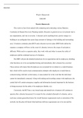 ISSC680  Wk6.docx  ISSC680  Week 6 Homework  ISSC680  Week 6 Homework  This week we have been tasked with comparing and contrasting various Business Continuity & Disaster Recovery Planning models. Disasters in general are an ever present risk to any organ