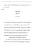 sexual  tolerance  assignment  7.docx  HIPAA laws were enacted to protect everyone and not just some. This particular case is an excellent example of legal proceedings that involve social media and illustrates how they interact with one another.  CHFD220 