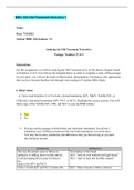 BIBL 104 Old Testament Narrative 1 (answered) / BIBL 104-Summer '21   Studying the Old Testament Narratives Passage: Numbers 21:4-9