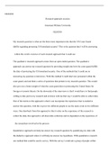 Research  approach.docx  HLSS300  Research approach exercise  American Military University  HLSS300  My research question is what are the three most important roles that the US Coast Guard  fulfills regarding protecting US homeland security? This is the q